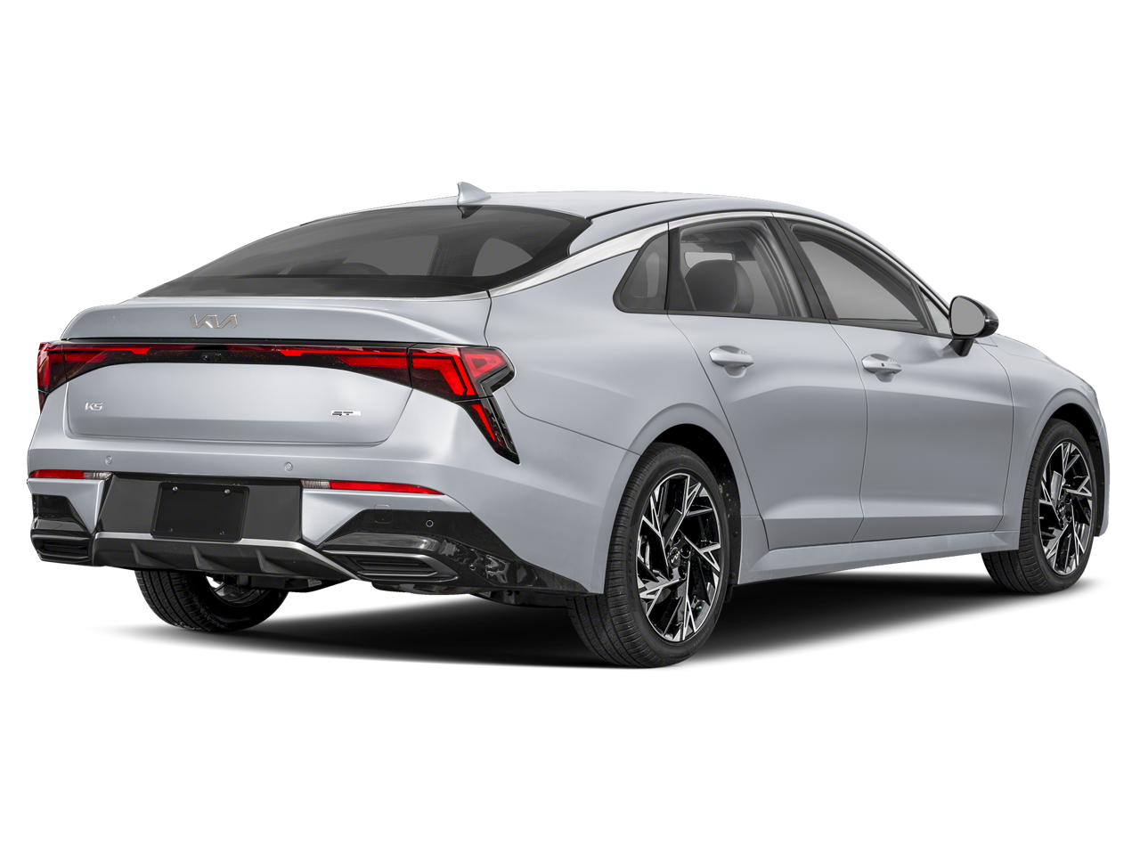 2026 Kia K5 — rear three-quarter view