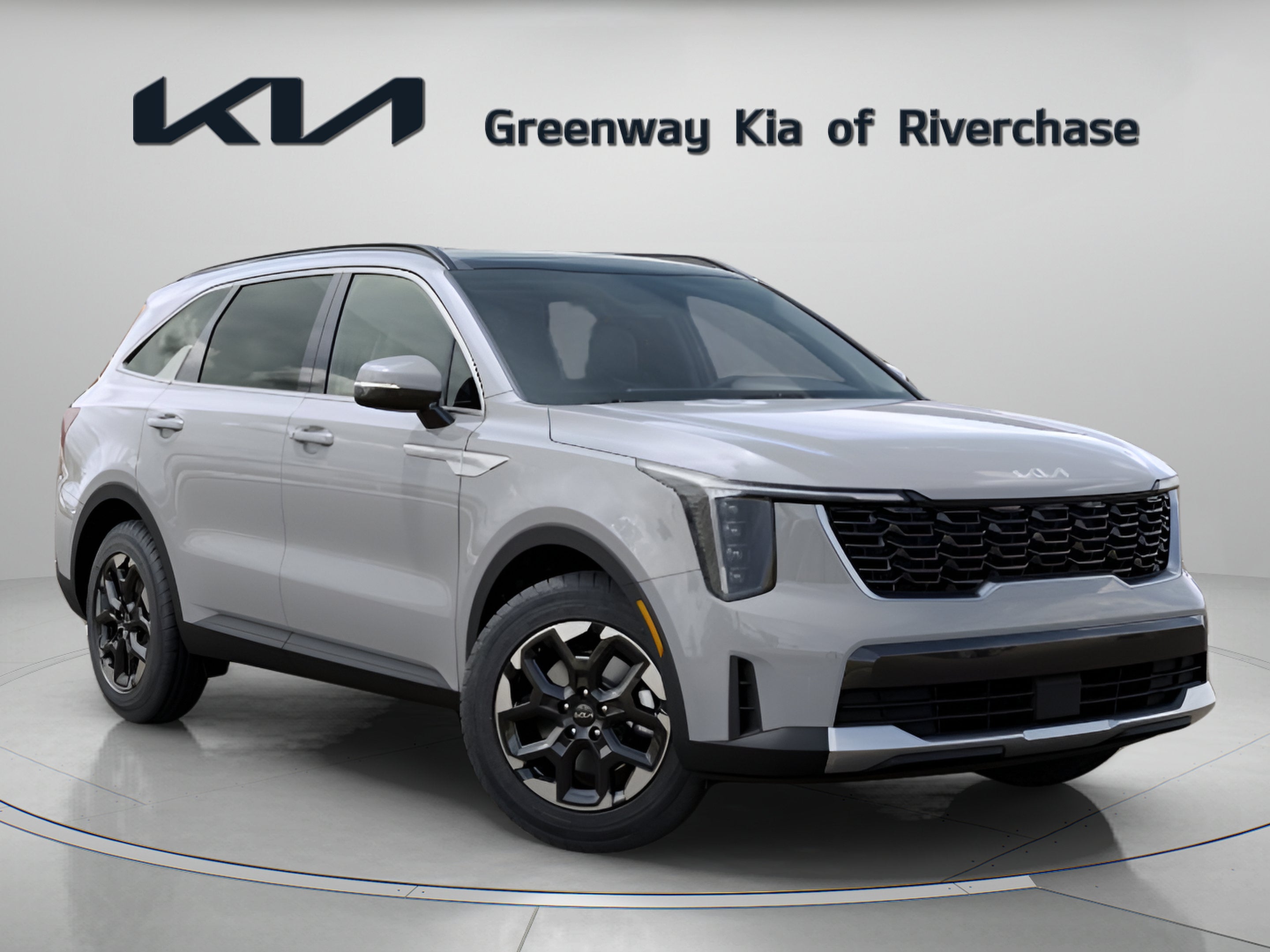 2026 Kia Sorento S in Wolf Gray — front three-quarter view