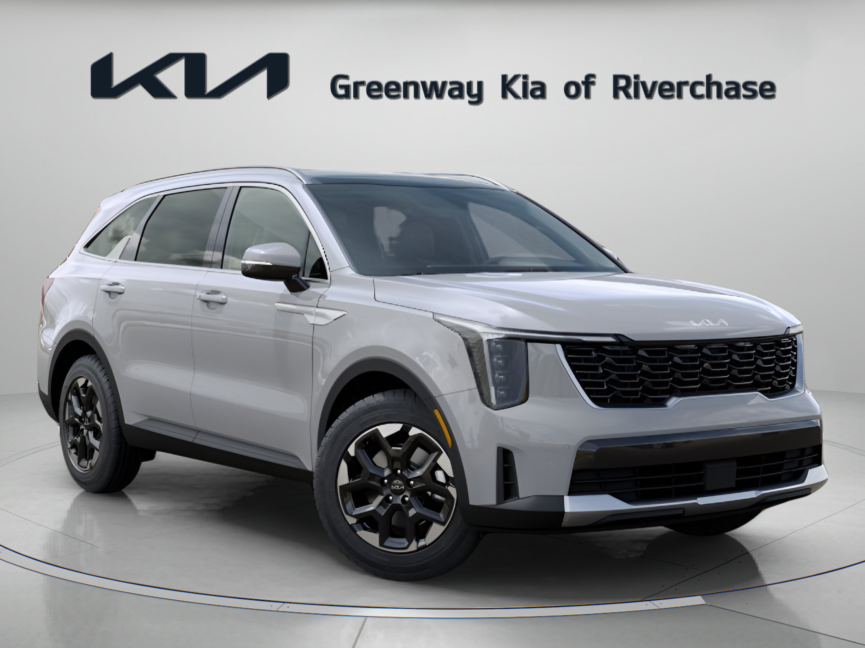 2026 Kia Sorento S in Wolf Gray — front three-quarter view