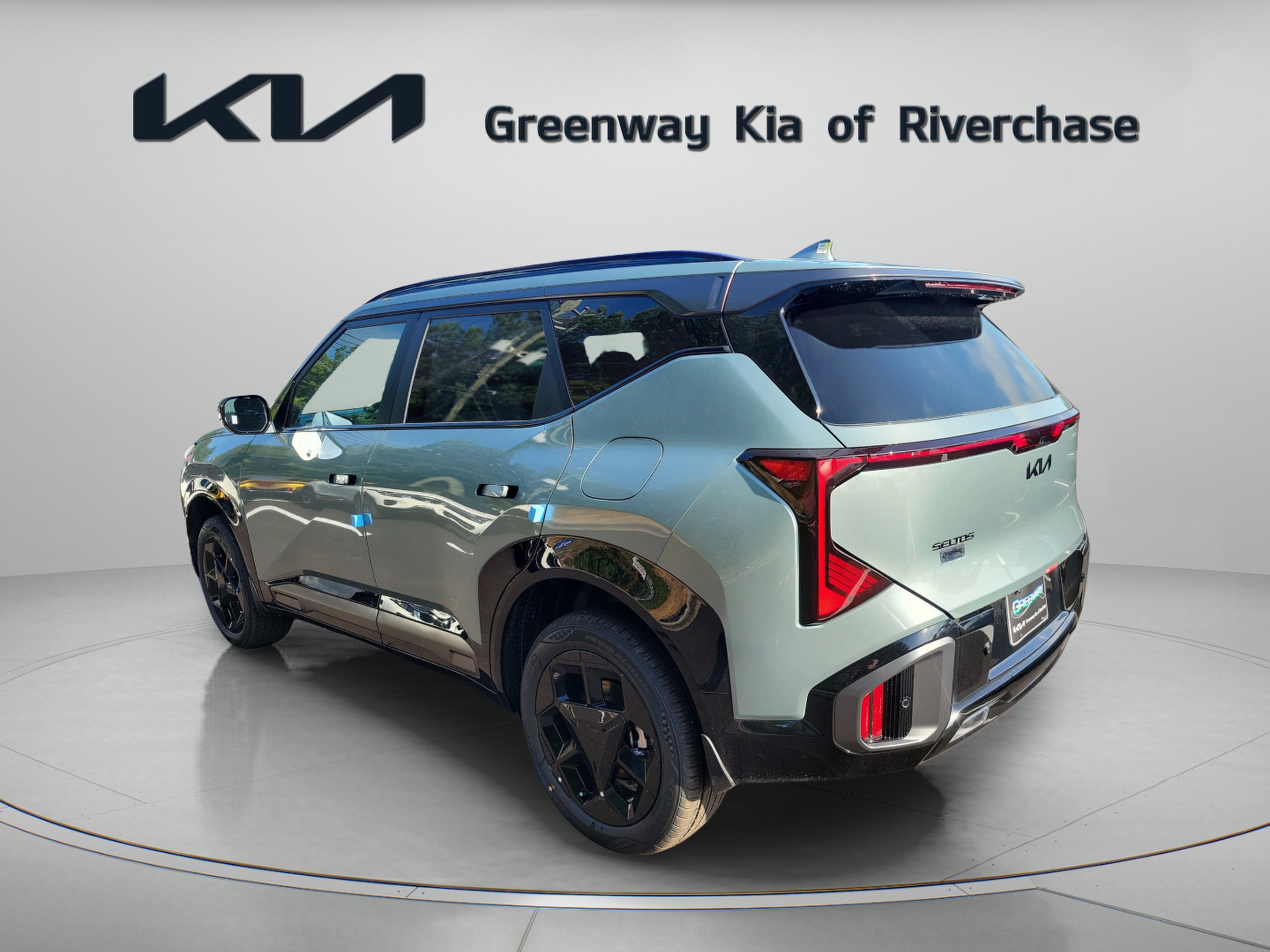 2027 Kia Seltos — rear three-quarter view